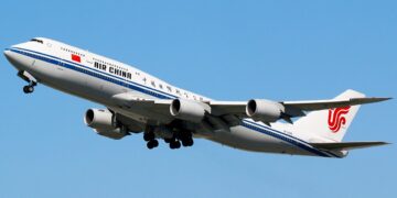 Avión de la aerolínea Air China. Foto: flightradar24.com / Archivo.