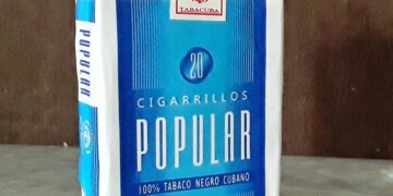 Caja de cigarros cubanos Popular. Foto: Leandro Pérez Pérez / Adelante / Archivo.