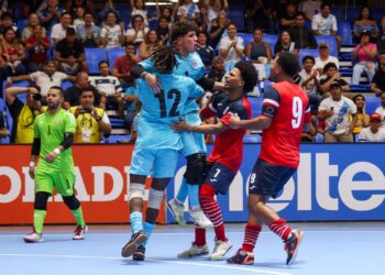 Cuba logró el boleto a la Copa del Mundo de futsal con un notable subtítulo en el torneo de Concacaf. Foto: Victor Straffon/Straffon Images.