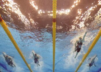 Competencia de natación. Foto: olympics.com / Archivo.