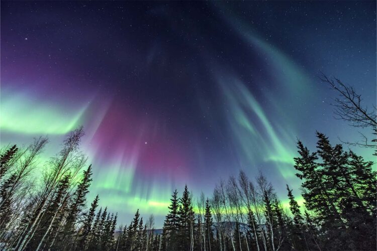 La tormenta geomagnética provocará coloridas auroras boreales. Foto: portalcomunicacion.uah.es