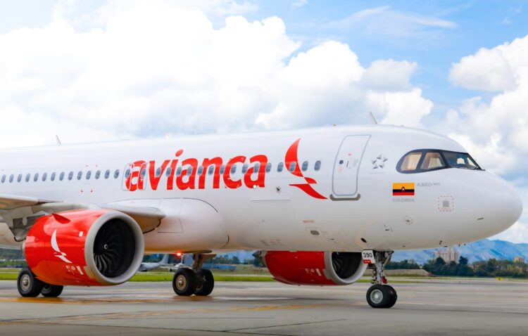 Avión de la aerolínea colomabiana Avianca. Foto: aviacionline.com