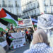 La Red Solidaria contra la Ocupación de Palestina, en Madrid. Foto: Victor Lerena/ EFE.