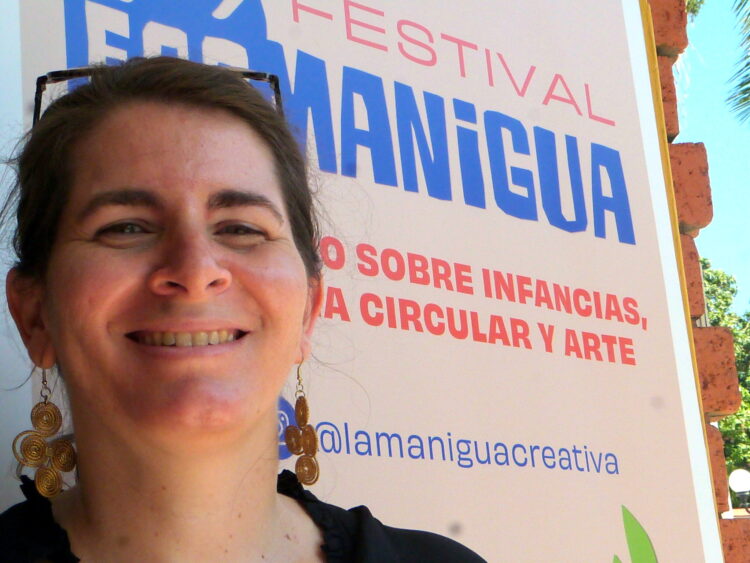 Silvia Padrón, directora del Festival EcoManigua. Foto: Ángel Marqués Dolz.