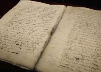 Actas capitulares de La Habana, el documento más antiguo que se conserva de la ciudad. Foto. Opus Habana