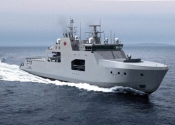 Buque patrullero de la Armada Real de Canadá HMCS Margaret Brooke. Foto: Noticias globales / Archivo.
