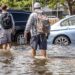 Lluvias e inundaciones en Fort Lauderdale. Foto: EFE.