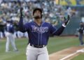 Yandy Díaz fue uno de los más destacados por los Rays de Tampa Bay en el inicio de la Serie de Campeonato de la MLB, pero no pudo evitar la derrota ante los Guardianes de Cleveland. Foto: USA Today Sports / Archivo.