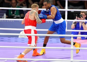 Arlen López es ahora la máxima esperanza del boxeo cubano para lograr una medalla de oro en París. Foto: Ricardo López Hevia.