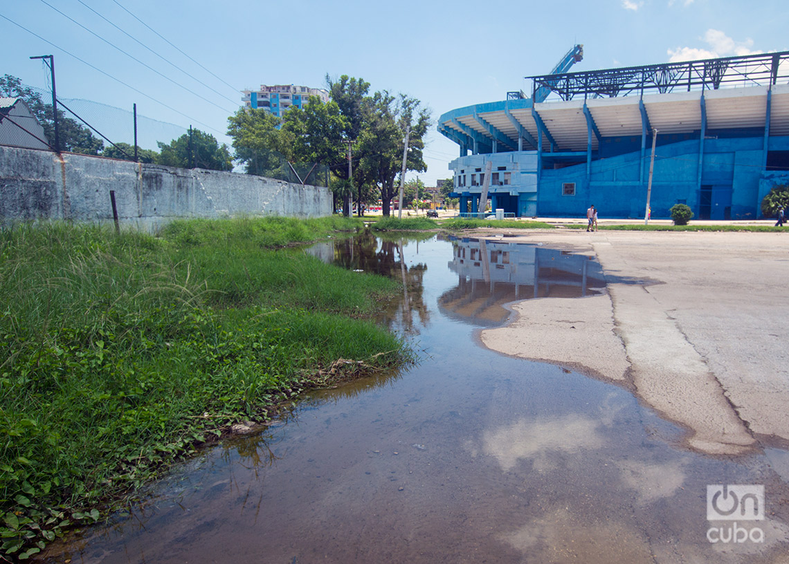 "Laguna" en el parqueo del Estadio Latinoamericano. Foto: Otmaro Rodríguez.
