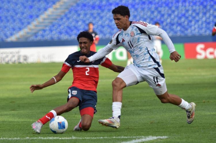 Cuba debutó con un empate frente a Costa Rica en el Premundial de fútbol en la categoría Sub-20. Foto: Tomada de diez.hn