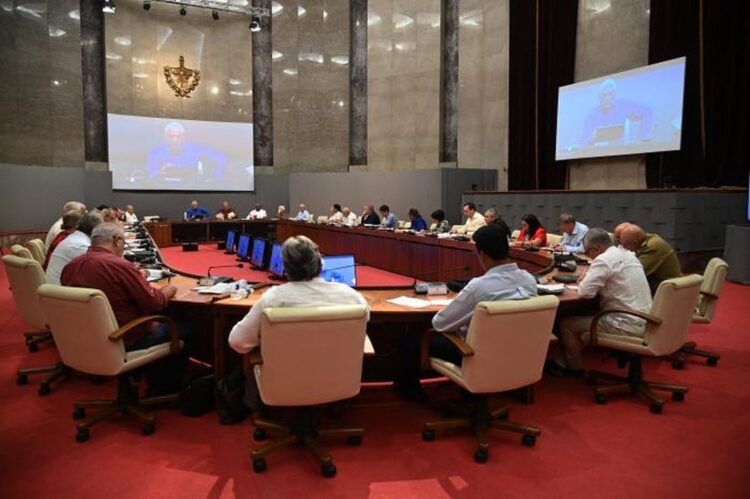 Reunión del Consejo de Ministros, julio de 2024. Foto: Granma.