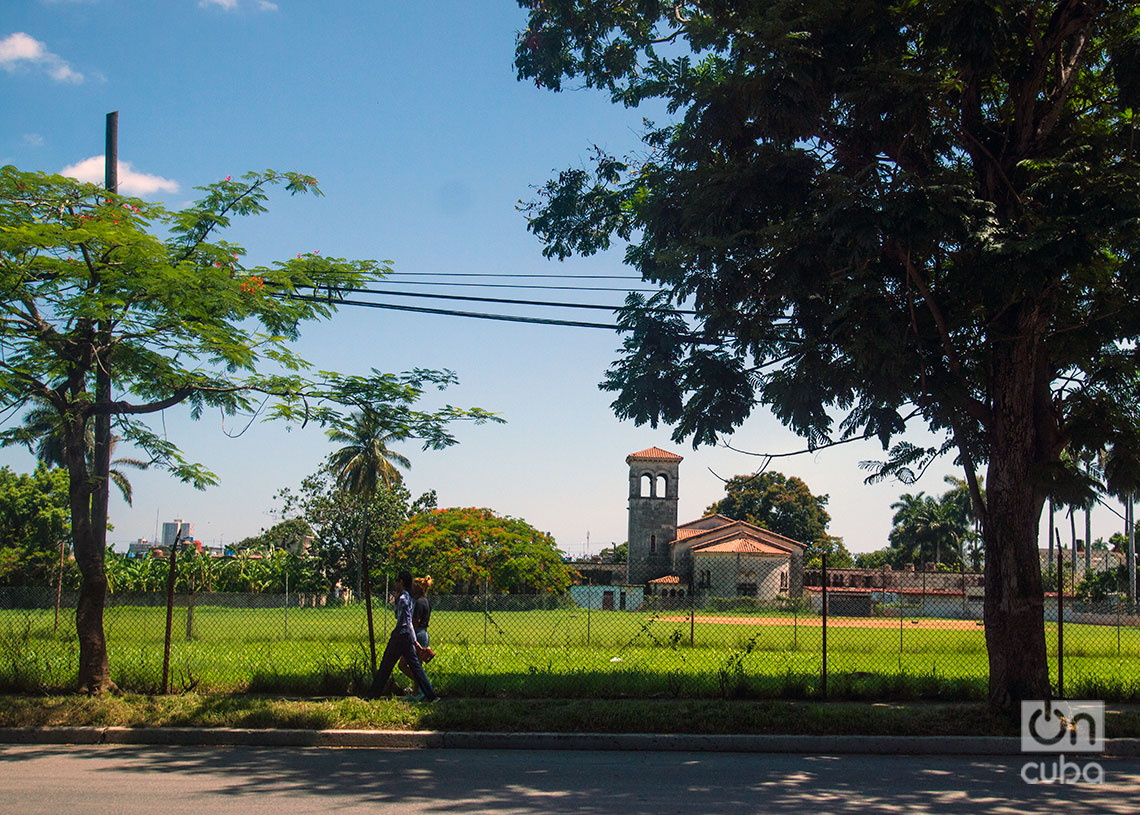 Terreno de pelota del antiguo Colegio La Salle. Foto: Otmaro Rodríguez.