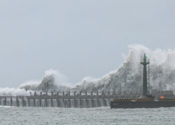 El tifón Gaemi en el sur de China. Foto: Al Jazeera.