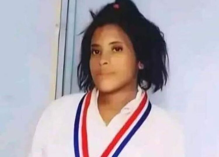 La joven judoca María de Jesús Mora Escalante, fallecida repentinamente a los 16 años en Santiago de Cuba luego de ganar los Juegos Escolares. Foto: Tomada del perfil de Facebook de la Dirección Provincial de Deportes de Santiago de Cuba.