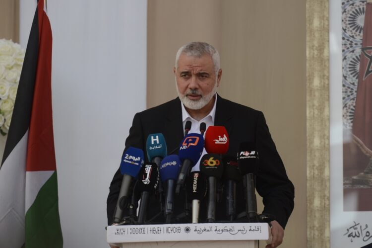 Imagen de archivo de Ismail Haniyeh, líder del grupo palestino Hamás, muerto en un ataque en Irán el 30 de julio de 2024. Foto: Stringer / EFE / Archivo.