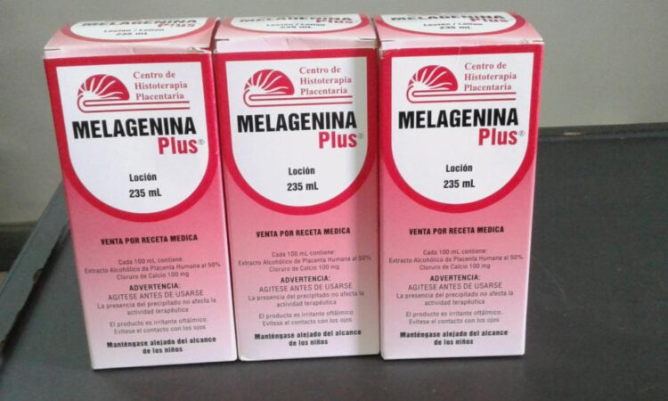 Melagenina Plus, medicamento cubano contra el vitiligo. Foto: OPS / Archivo.