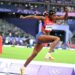 Leyanis Pérez durante la final del triple salto femenino en los Juegos Olímpicos de París 2024. Foto: Ricardo López Hevia.