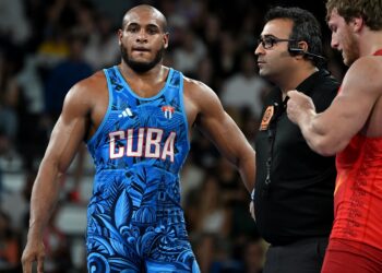 Gabriel Rosillo impuso su ley en la discusión del bronce y logró su primera medalla olímpica. Foto: Ricardo López Hevia/Archivo