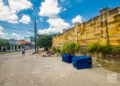 Muro del cementerio de Colón, en el barrio habanero de La Timba. Foto: Otmaro Rodríguez.