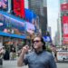 Joaquín Badajoz. Time Square, NY, agosto de 2024. Foto: Daniela Díaz Geada.