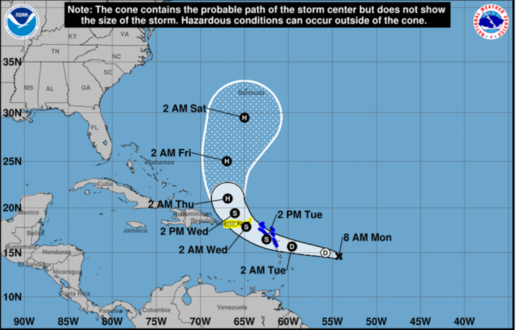 Este año se han formado los huracanes Alberto, Beryl y Debby. Imagen: nhc.