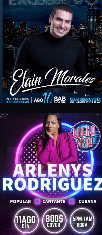 elain morales y arlenys rodriguez en buena vista club