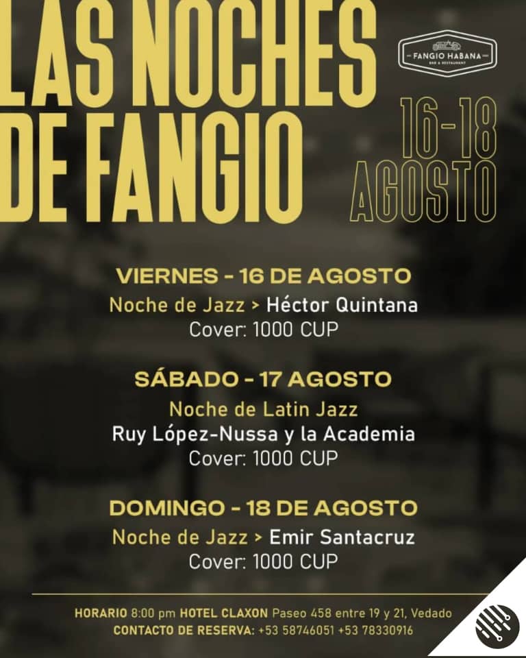 las noches de fangio agosto 16-18