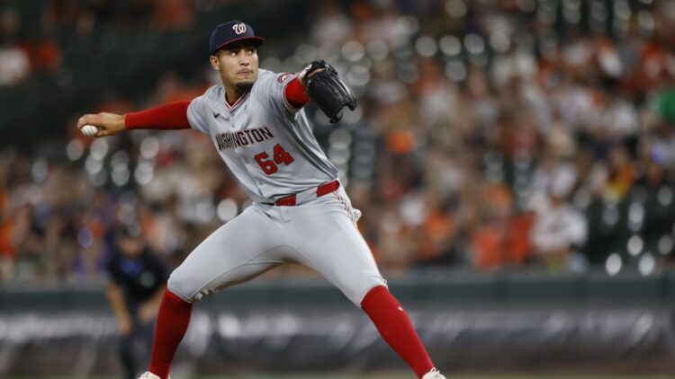 Orlando Ribalta durante su debut en MLB. Foto: www.mlb.com