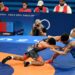 Luis Alberto Orta (derecha) combate en los cuartos de final de París 2024. Foto: JIT