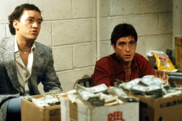 Salazar y Al Pacino. Fotograma de Scarface, tomado de The New York Times.