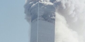 Ataque terrorista contra las Torres Gemelas de Nueva York del 11 de septiembre de 2001. Foto: EFE/Pedro J. Cárdenas ARCHIVO.