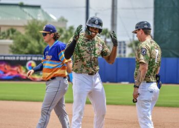 Ernesto Martínez Jr. fue elegido como el mejor primera base de la Southern League. Foto: Biloxi Shuckers.