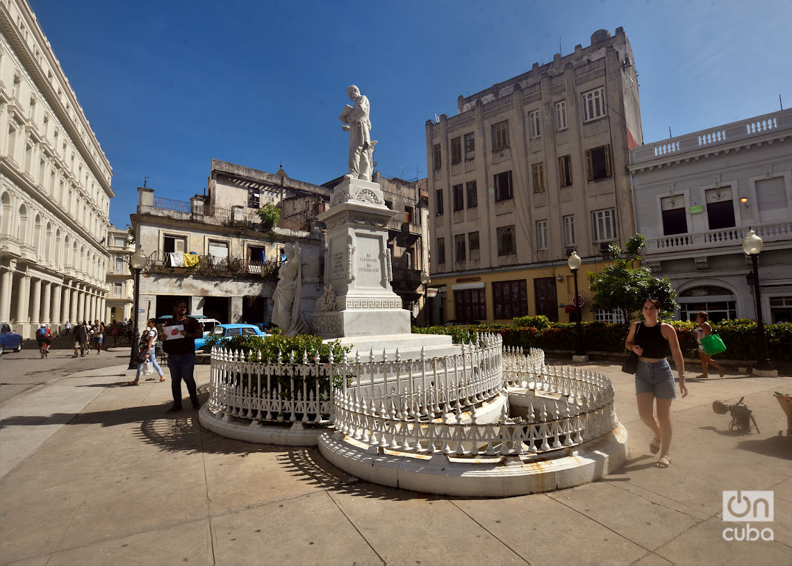 Plazuela de Albear, en La Habana Vieja. Foto: Otmaro Rodríguez.