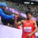 Robiel Yankiel Sol Cervantes compite en la final de salto de longitud T47 del atletismo con sede en Estadio de Francia durante los Juegos Paralìmpicos París 2024, el 3 de Agosto de 2024 en Paris, Francia. Foto: Calixto N. Llanes/Periódico JIT/Archivo