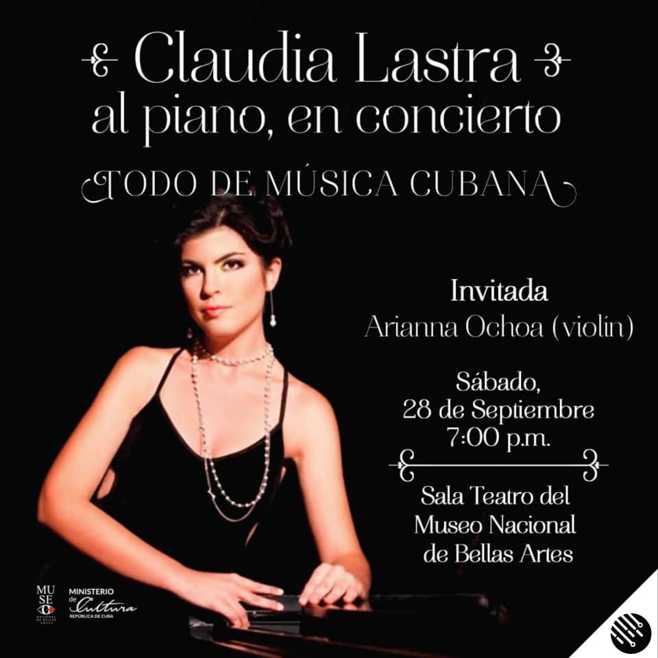 claudia lastra en concierto