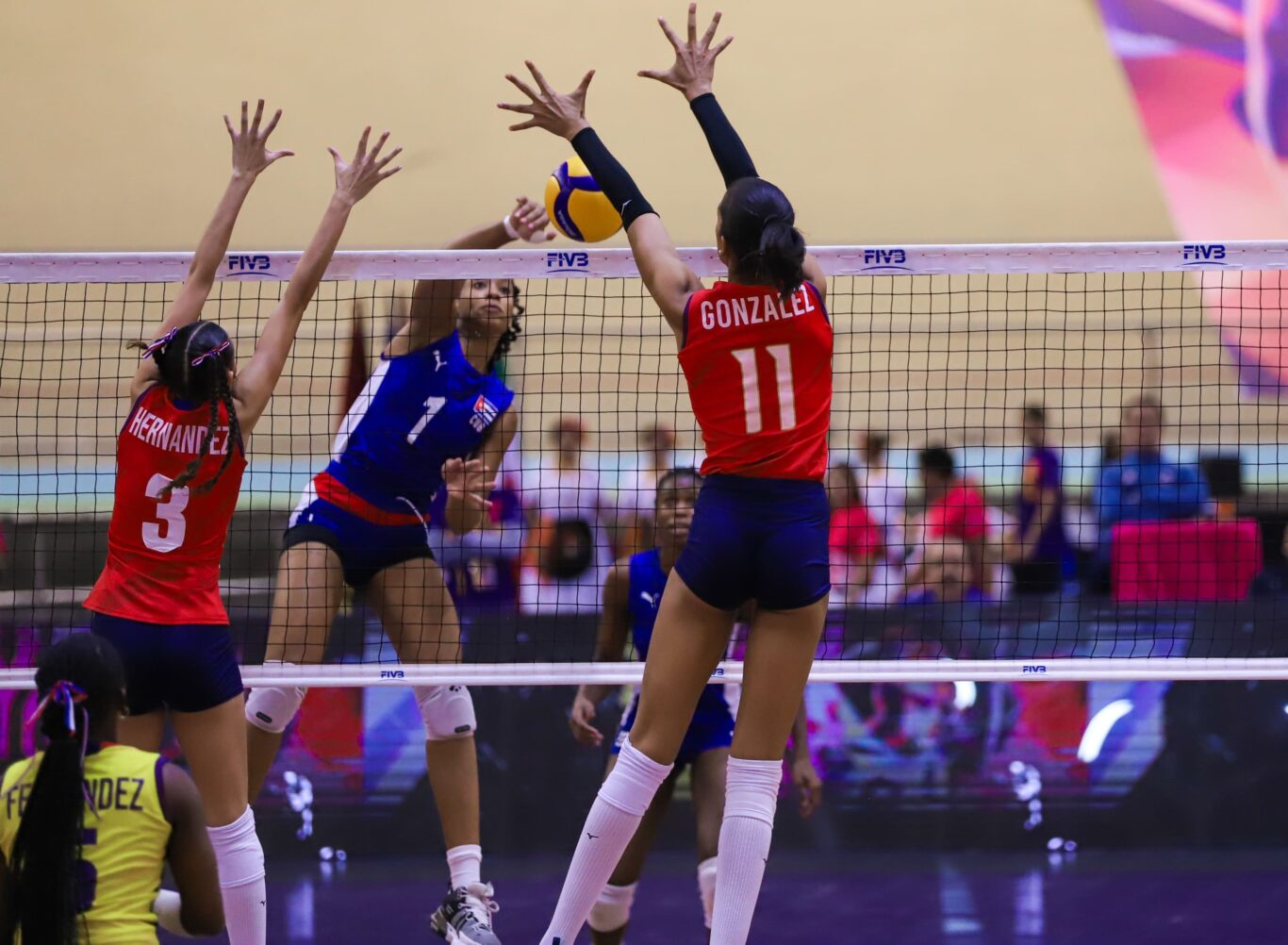 El ataque de la selección cubana fue decisivo para su triunfo en la final de la Copa Panamericana sub-23 de voleibol. Foto: www.norceca.net