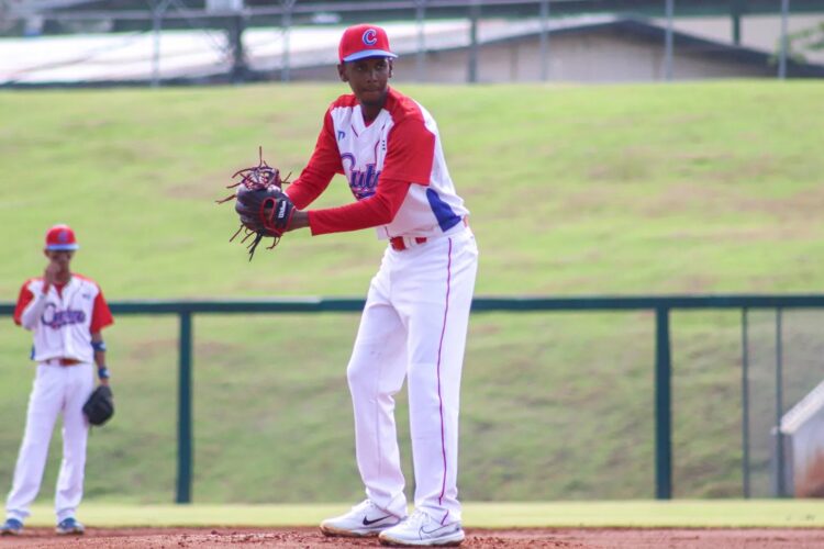 Ediel Ponce durante una de sus presentaciones en el Premundial sub-15 celebrado en Panamá. Foto: WSBC America