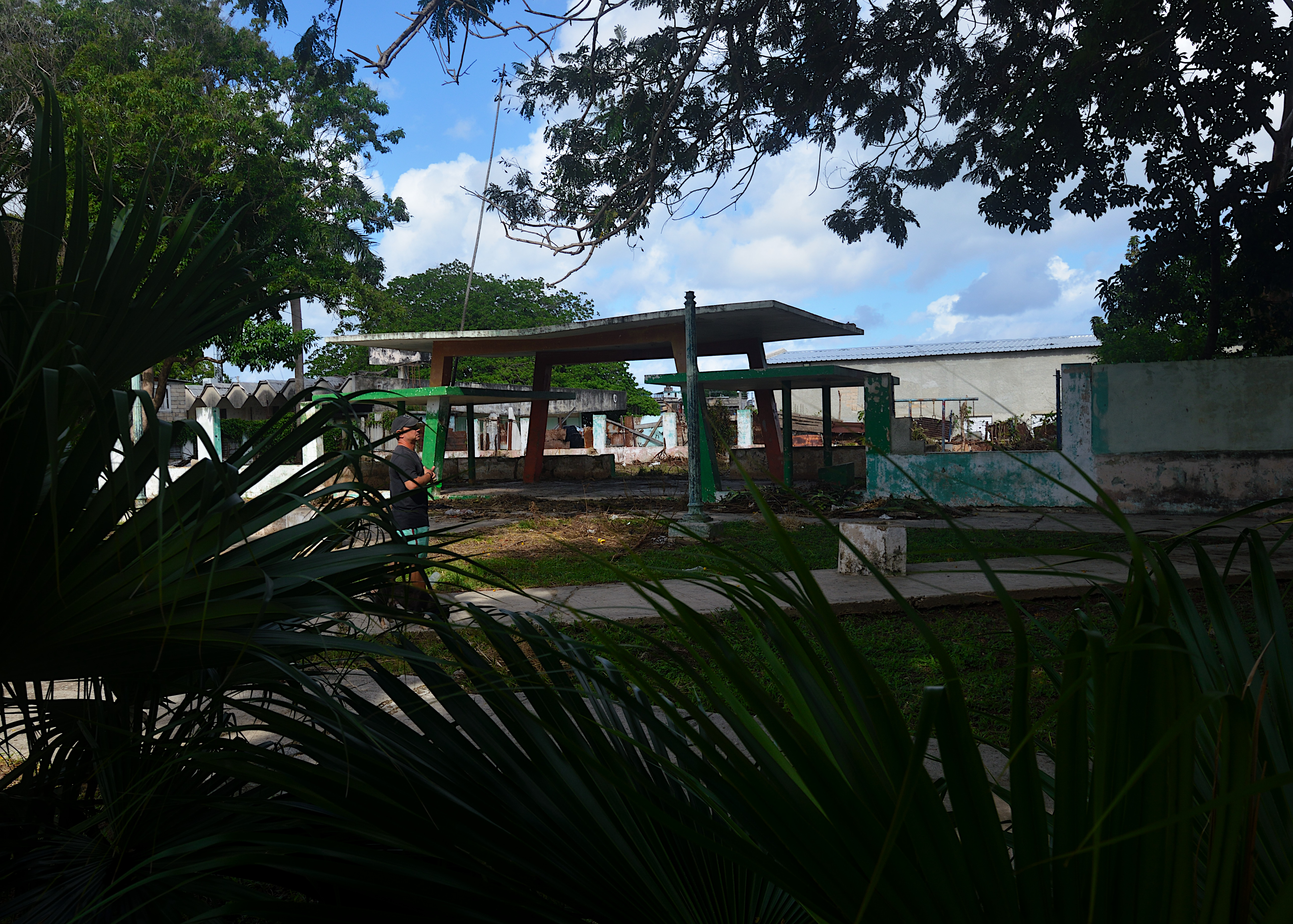 Parque en el reparto Zamora, Marianao, La Habana. Foto: Otmaro Rodríguez.