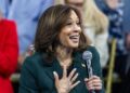 Kamala Harris en Malvern, Pensilvania, el 21 de octubre de 2024. Foto: . EFE/EPA/JIM LO SCALZO