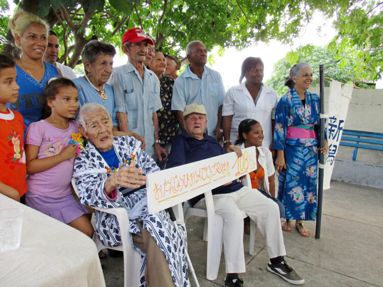 Emigrantes japoneses y su descedientes en la Isla de la Juventud. Foto: PL.