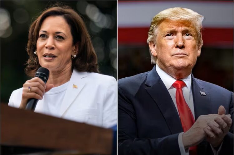 Las encuestas hablan de una reñida disputa entre Kamala Harris y Donald Trump el próximo 5 de noviembre Foto: La Nación