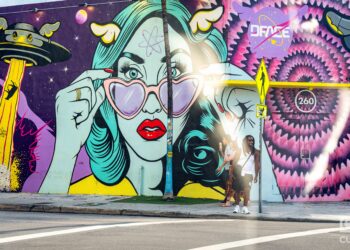 Un mural de estilo Pop Art en Wynwood. Foto: Kaloian.