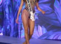 Miss Cuba 2024, Marianela Ancheta desfila como Miss Región Central durante la ceremonia de selección celebrada en el Centro de Arte y Entretenimiento Milander en Miami. Foto: Marlon Pacheco / EFE.