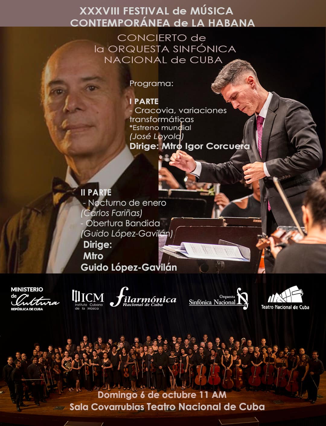 orquesta sinfonica nacional octubre