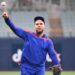 Yoan Moncada entrena con el equipo Cuba en Seúl. Foto: Yuhki Ohboshi