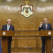 El alto representante de la UE para Asuntos Exteriores y Política de Seguridad, Josep Borrell (izquierda), junto al ministro de Exteriores jordano, Ayman Safadi. Foto: EFE/Hayat.