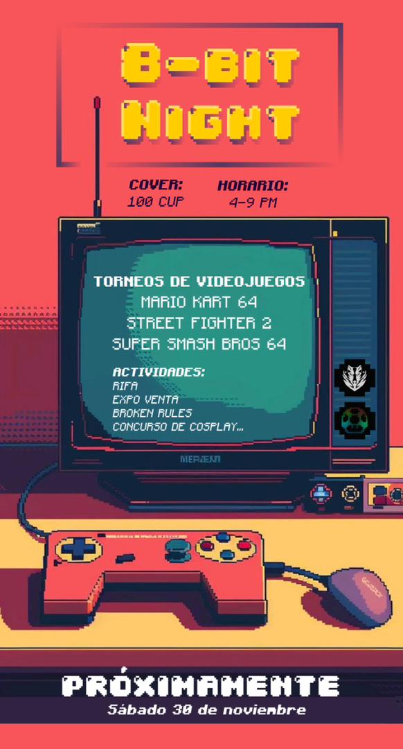 Evento 8-Bit Night