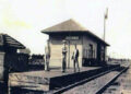 La estación ferroviaria de Ceballos, por donde pasaban los trenes que iban hacia Morón o Ciego de Ávila.