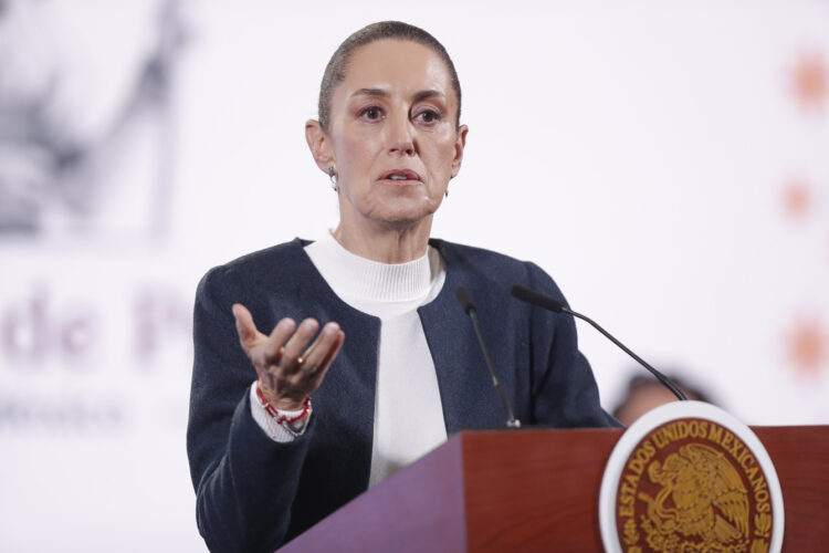 La presidenta de México, Claudia Sheinbaum. Foto: EFE/ Isaac Esquivel.